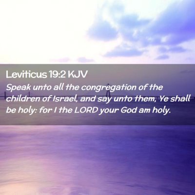 Leviticus 19:2 KJV Free Bible Images