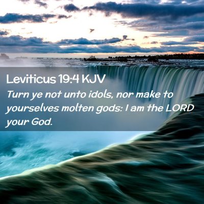 Leviticus 19:4 KJV Free Bible Images