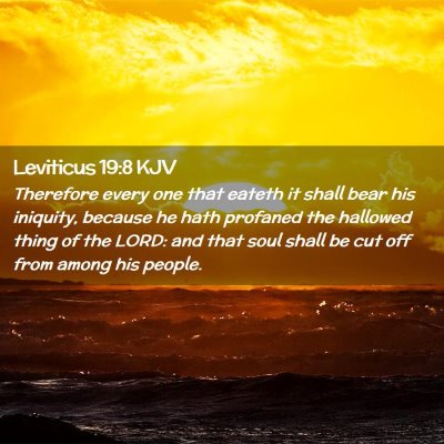 Leviticus 19:8 KJV Free Bible Images