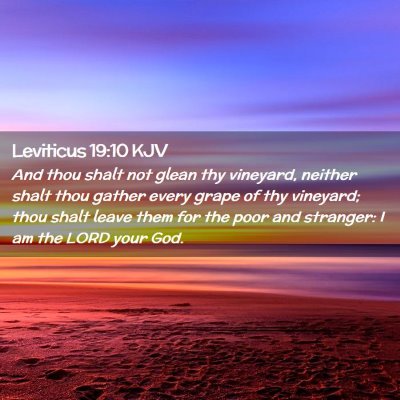 Leviticus 19:10 KJV Free Bible Images