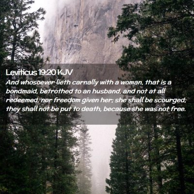 Leviticus 19:20 KJV Free Bible Images