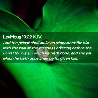 Leviticus 19:22 KJV Free Bible Images