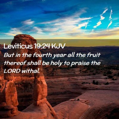 Leviticus 19:24 KJV Free Bible Images