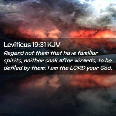 Leviticus 19:31 KJV Free Bible Images