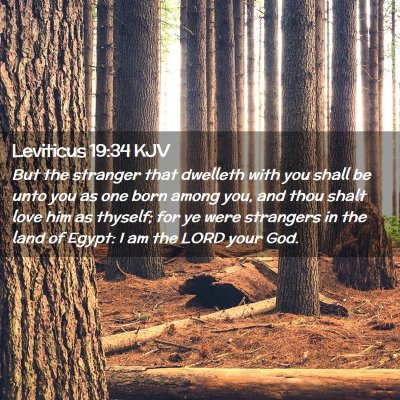 Leviticus 19:34 KJV Free Bible Images