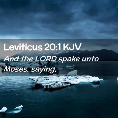 Leviticus 20:1 KJV Free Bible Images