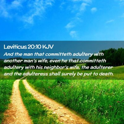 Leviticus 20:10 KJV Free Bible Images