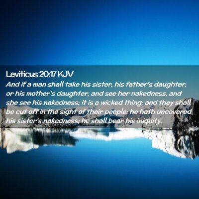 Leviticus 20:17 KJV Free Bible Images