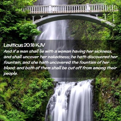 Leviticus 20:18 KJV Free Bible Images