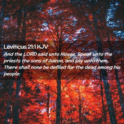 Leviticus 21:1 KJV Free Bible Images