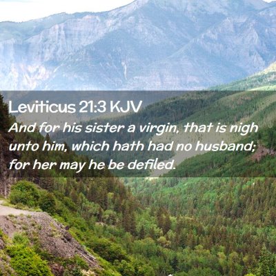 Leviticus 21:3 KJV Free Bible Images