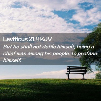 Leviticus 21:4 KJV Free Bible Images