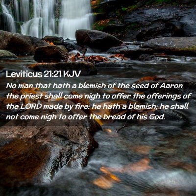 Leviticus 21:21 KJV Free Bible Images