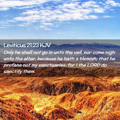 Leviticus 21:23 KJV Free Bible Images