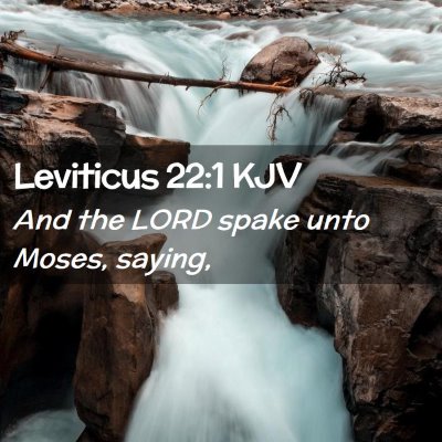 Leviticus 22:1 KJV Free Bible Images