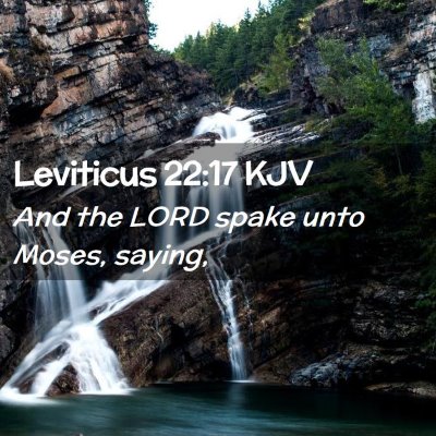 Leviticus 22:17 KJV Free Bible Images