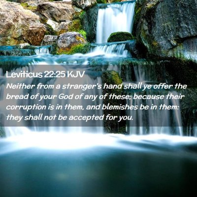 Leviticus 22:25 KJV Free Bible Images