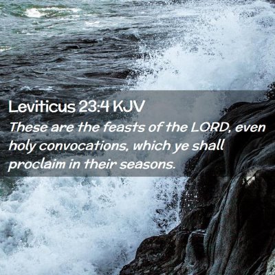 Leviticus 23:4 KJV Free Bible Images