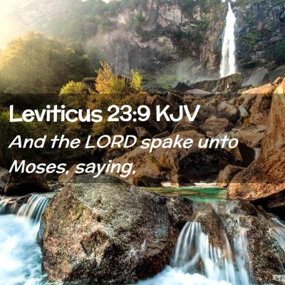 Leviticus 23:9 KJV Free Bible Images