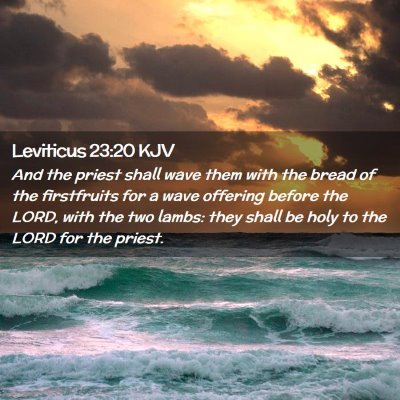 Leviticus 23:20 KJV Free Bible Images