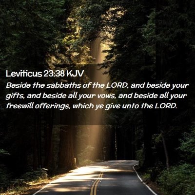 Leviticus 23:38 KJV Free Bible Images