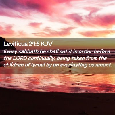 Leviticus 24:8 KJV Free Bible Images