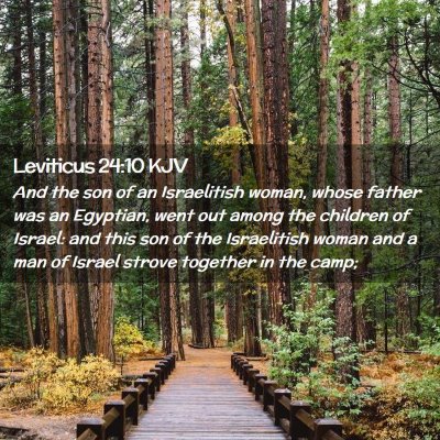 Leviticus 24:10 KJV Free Bible Images