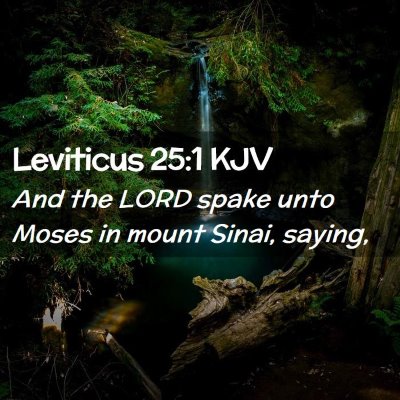 Leviticus 25:1 KJV Free Bible Images