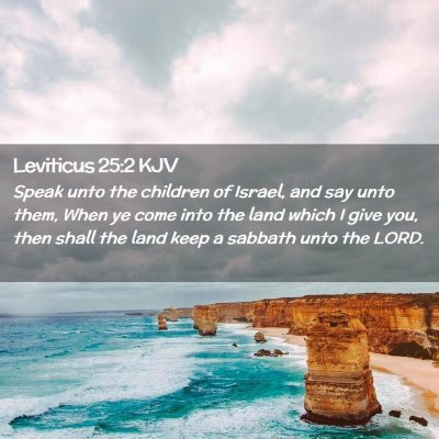 Leviticus 25:2 KJV Free Bible Images