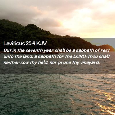 Leviticus 25:4 KJV Free Bible Images