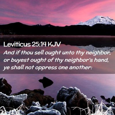 Leviticus 25:14 KJV Free Bible Images