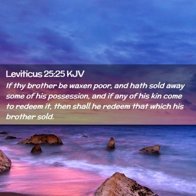 Leviticus 25:25 KJV Free Bible Images