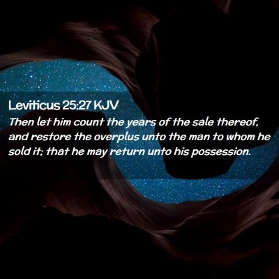 Leviticus 25:27 KJV Free Bible Images