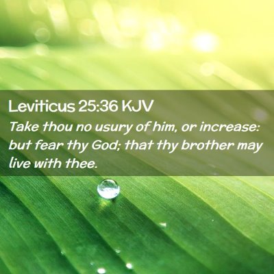 Leviticus 25:36 KJV Free Bible Images