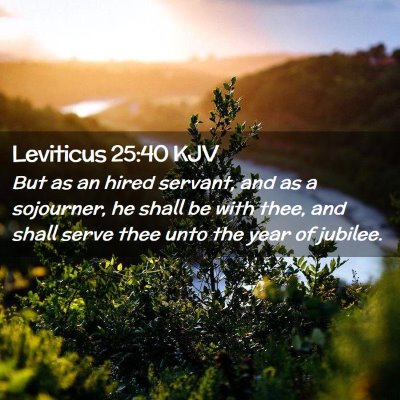 Leviticus 25:40 KJV Free Bible Images