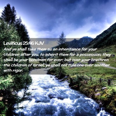 Leviticus 25:46 KJV Free Bible Images