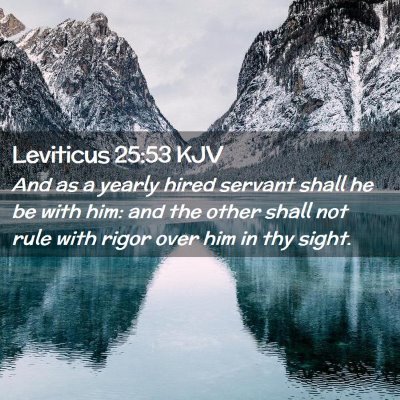 Leviticus 25:53 KJV Free Bible Images