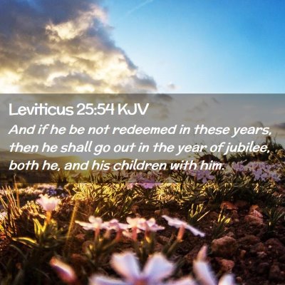 Leviticus 25:54 KJV Free Bible Images