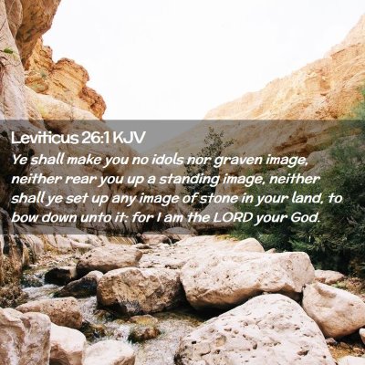 Leviticus 26:1 KJV Free Bible Images