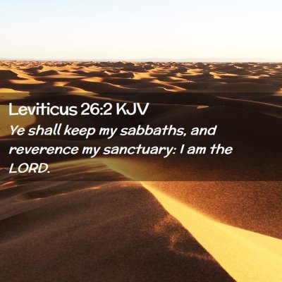 Leviticus 26:2 KJV Free Bible Images