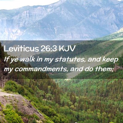 Leviticus 26:3 KJV Free Bible Images