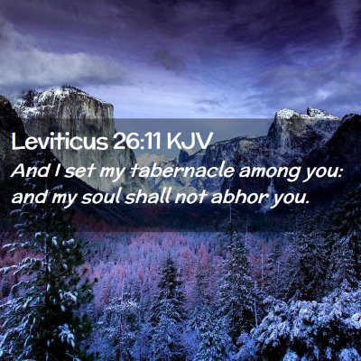 Leviticus 26:11 KJV Free Bible Images