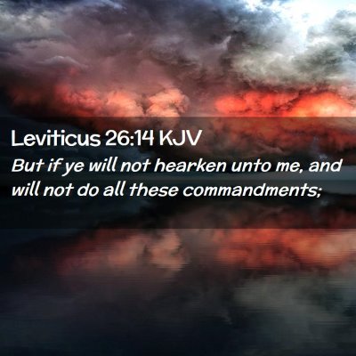 Leviticus 26:14 KJV Free Bible Images