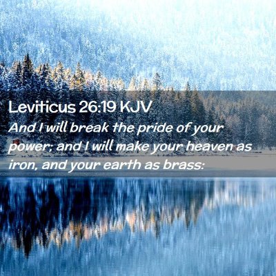 Leviticus 26:19 KJV Free Bible Images