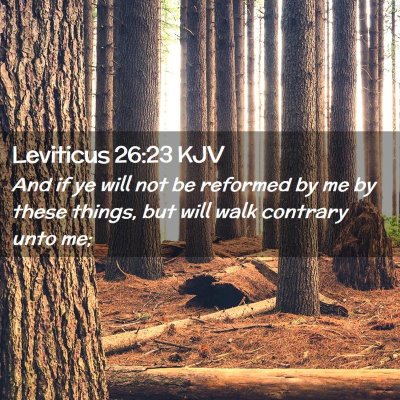 Leviticus 26:23 KJV Free Bible Images