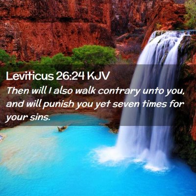 Leviticus 26:24 KJV Free Bible Images