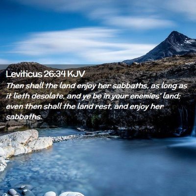 Leviticus 26:34 KJV Free Bible Images