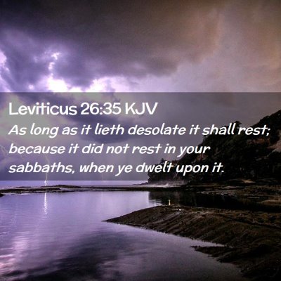 Leviticus 26:35 KJV Free Bible Images