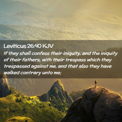 Leviticus 26:40 KJV Free Bible Images