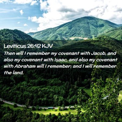 Leviticus 26:42 KJV Free Bible Images